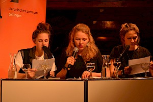 Die Redaktion der BELLA triste beim Literaturherbst 2017