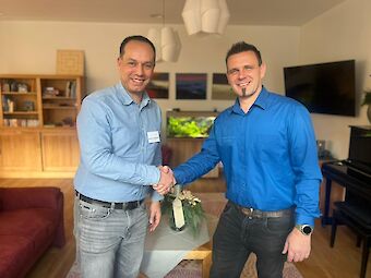 Daniel de Vasconcelos und Manuel Hannemann